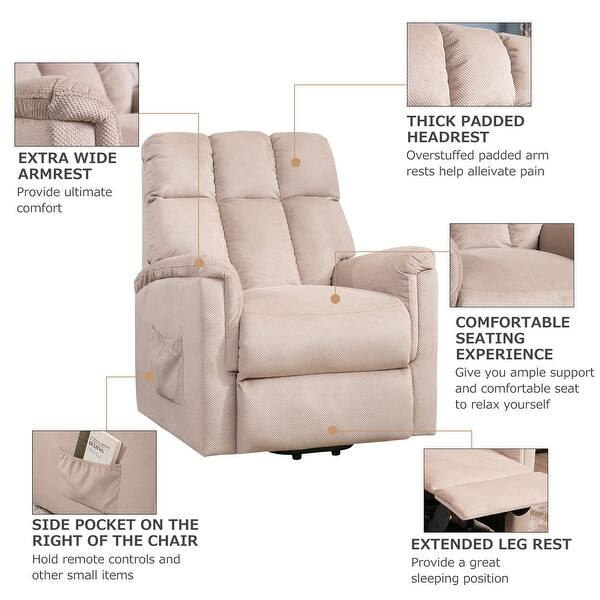 Shop Copper Grove Boton Power Lift Reclining Chair With Built In Remote On Sale Overstock 30577826