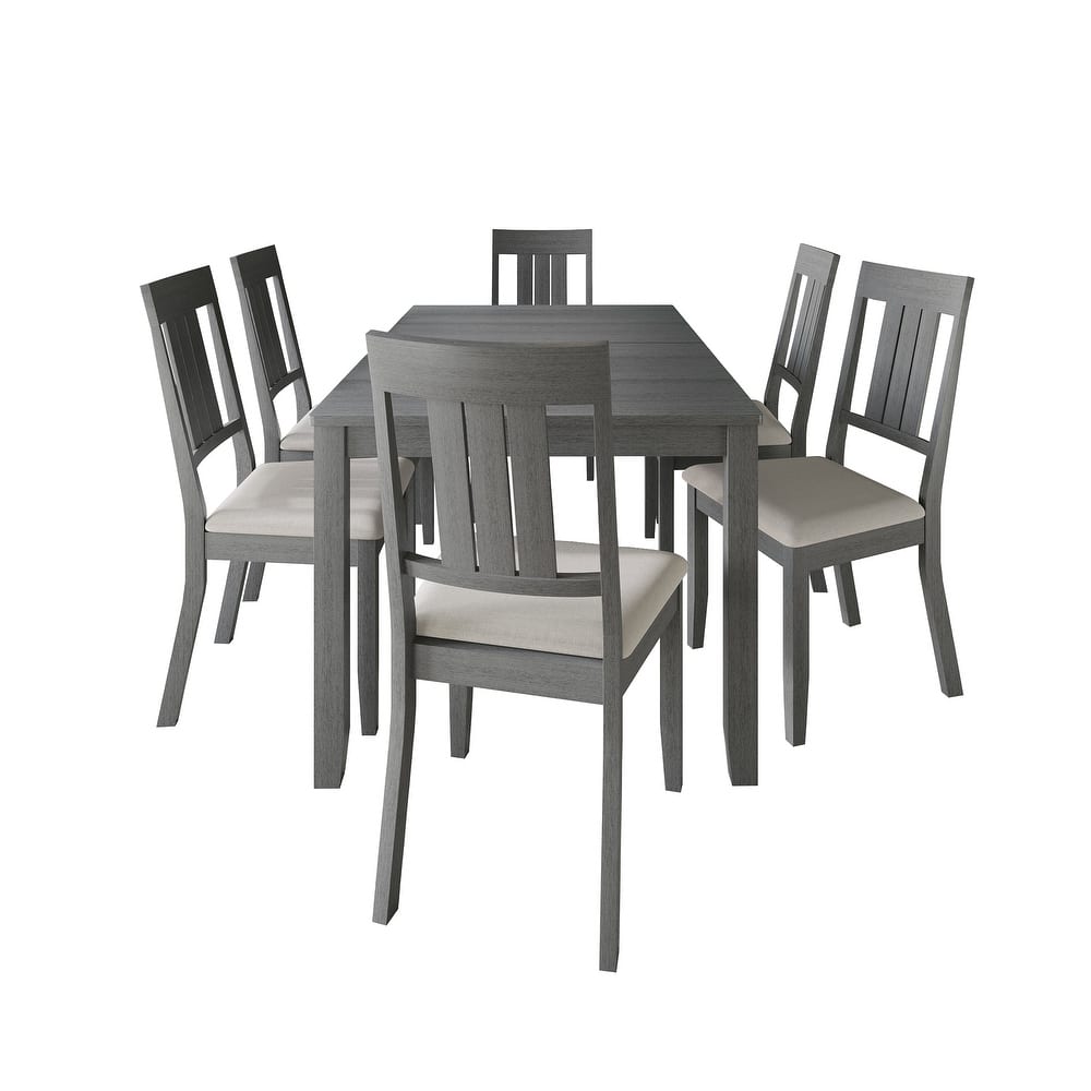 CraftPorch Classic 7-piece Wooden Dining Set