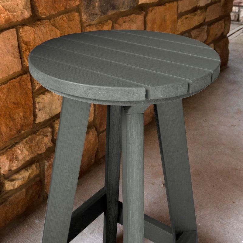 HIGHWOOD Birch Round Bar Height Stool - N/A