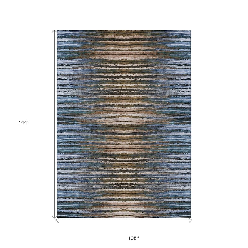 Vara Stripe Low Maintenance Classic Elegance Outdoor Rug