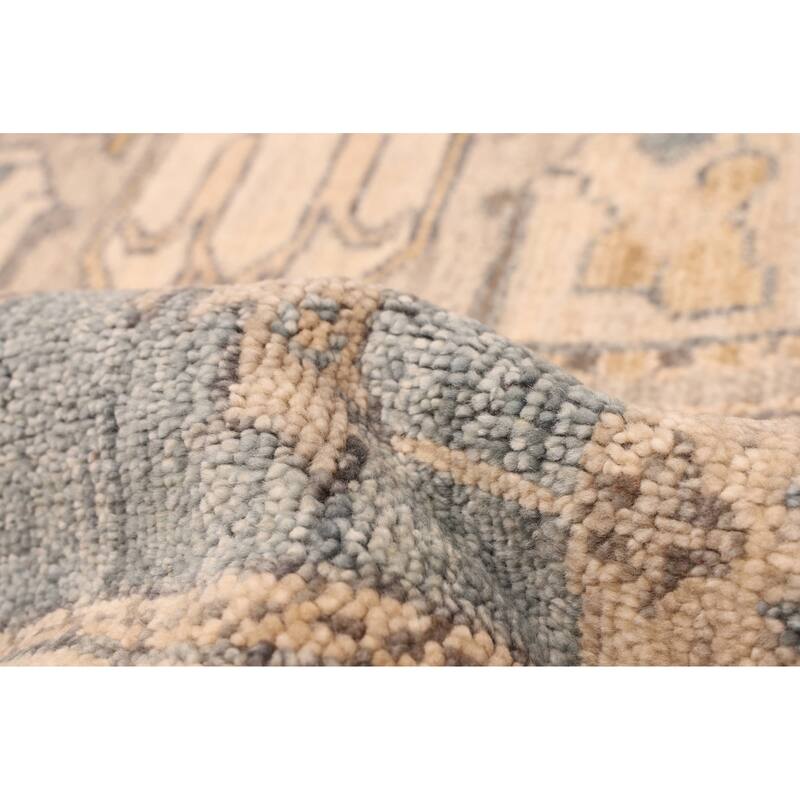 ECARPETGALLERY Hand-knotted Jules Serapi Dark Blue Wool Rug - 7'11 x 9'10