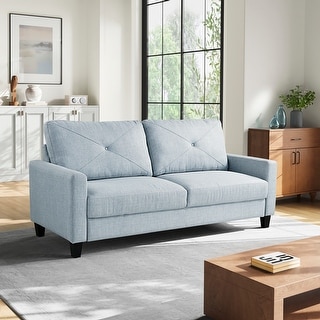 Serta Conway Sofa in Light Grey Woven Fabric