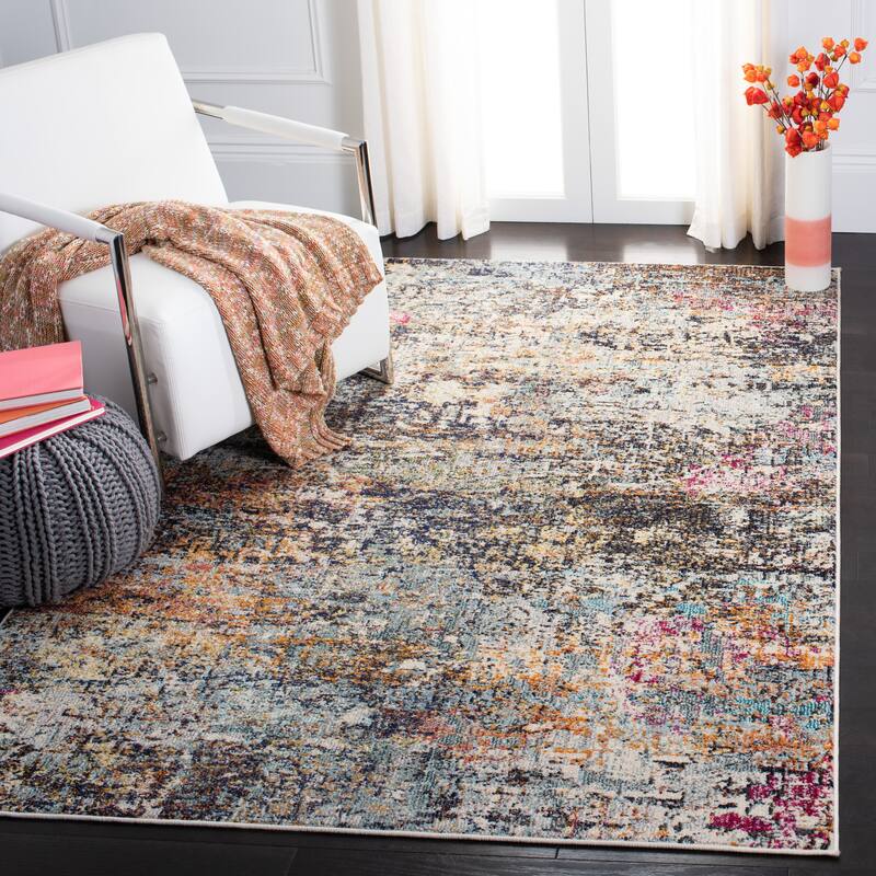 SAFAVIEH Madison Loane Modern Abstract Rug - 2'2" x 4' - Black/Gold