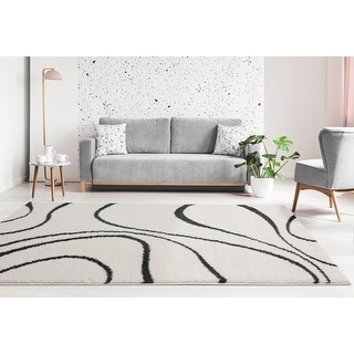 Carson Carrington Tostadbo Machine-made Multicolored Shag Area Rug ...