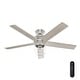 preview thumbnail 16 of 18, Hunter 52" Xidane Ceiling Fan with LED Light Kit and Handheld Remote, Modern Transitional - Exclusive SureSpeed!