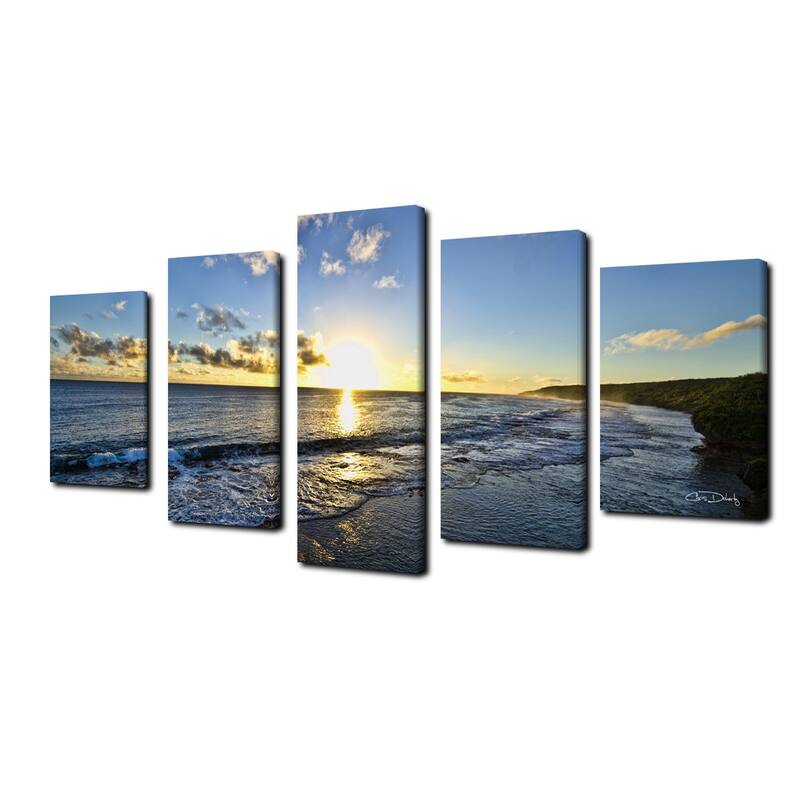 Ready2HangArt 'Day Break' Wrapped Canvas Wall Art Set