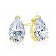 preview thumbnail 4 of 8, Auriya 1 1/2ctw Pear-cut Diamond Stud Earrings 14k Gold