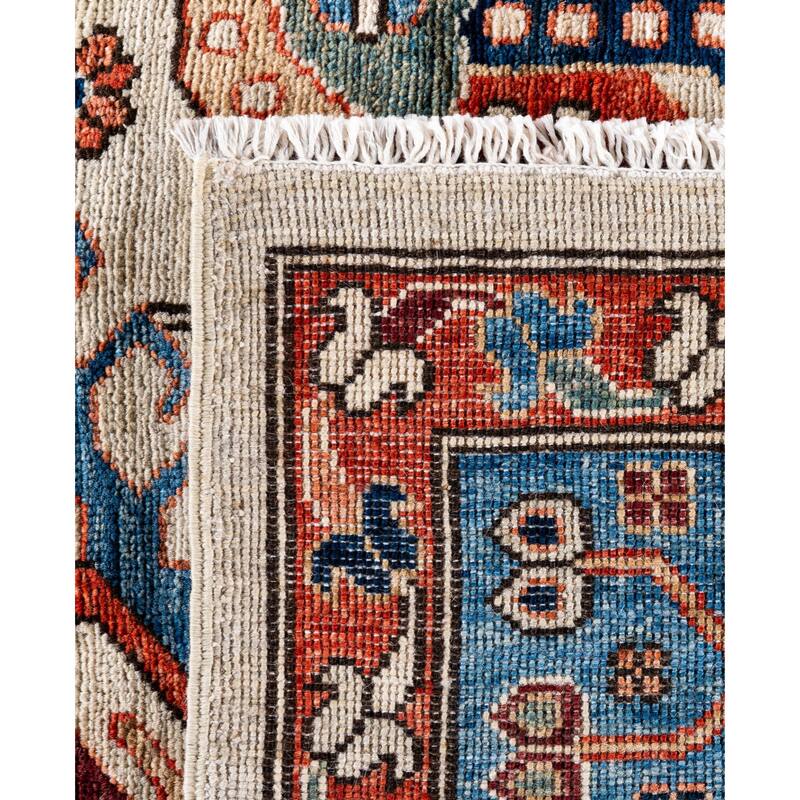 Serapi One-of-a-Kind Hand-Knotted Area Rug - Gray - 9' 1" x 11' 9"