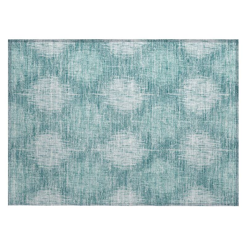Machine Washable Indoor/ Outdoor Chantille Contemporary Geo Rug