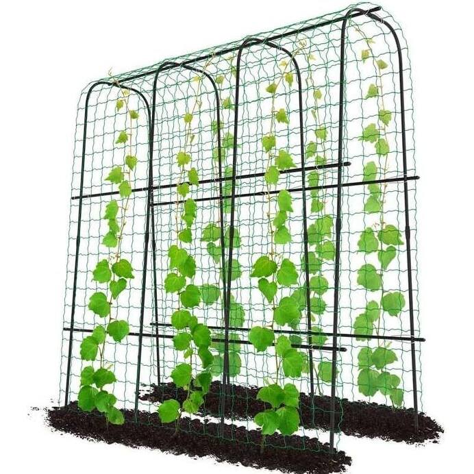 DoCred Garden Trellis for Climbing Plants, Outdoor Metal Trellis