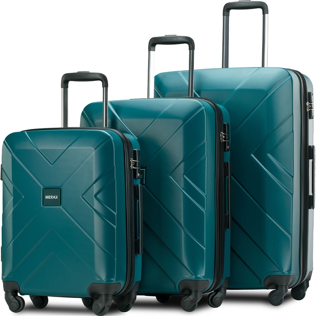 3 piece luggage sets with spinner wheels