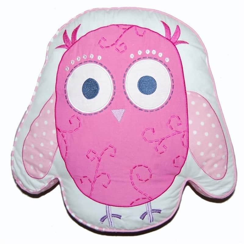 Cozy Line Pink Owl Cotton Quilt Bedding Set
