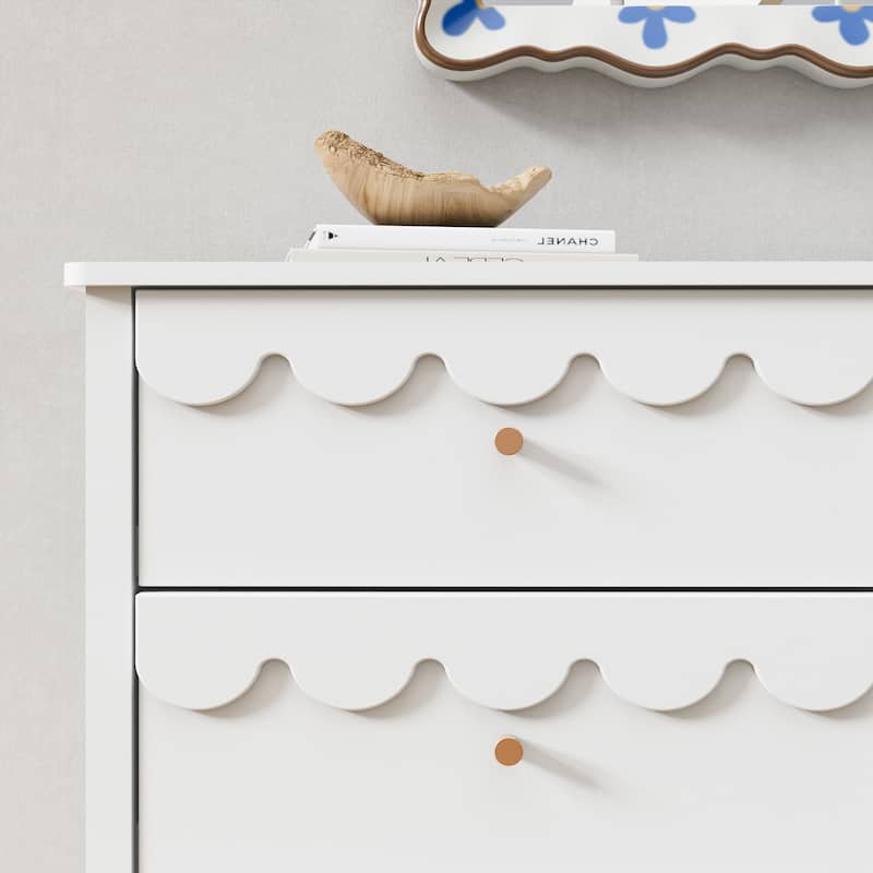 Princess Storage Set 9-Drawer Lace Dresser with Nightstand
