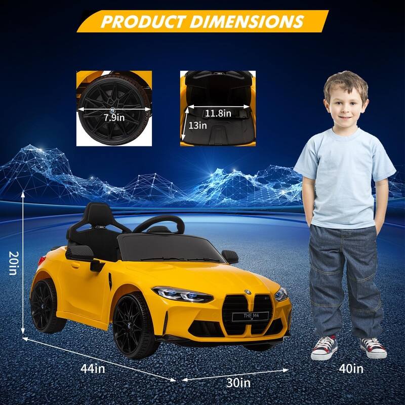 12V Toddler Electric Vehicle,Sports Car with Remote Control
