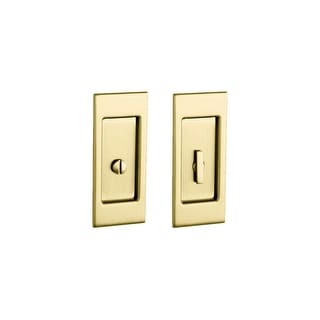 Baldwin Pd006 Priv Santa Monica Privacy Pocket Door Set With Door Pull