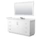 Option White, Nickel Trim, White Quartz Top