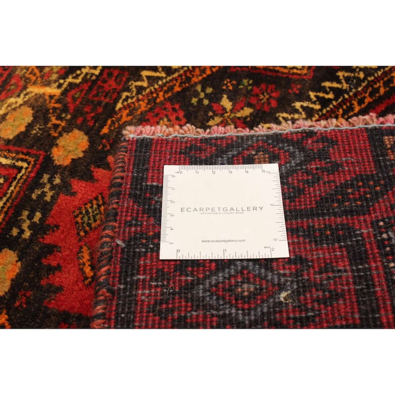 ECARPETGALLERY Hand-knotted Teimani Red Wool Rug - 2'10 x 6'1