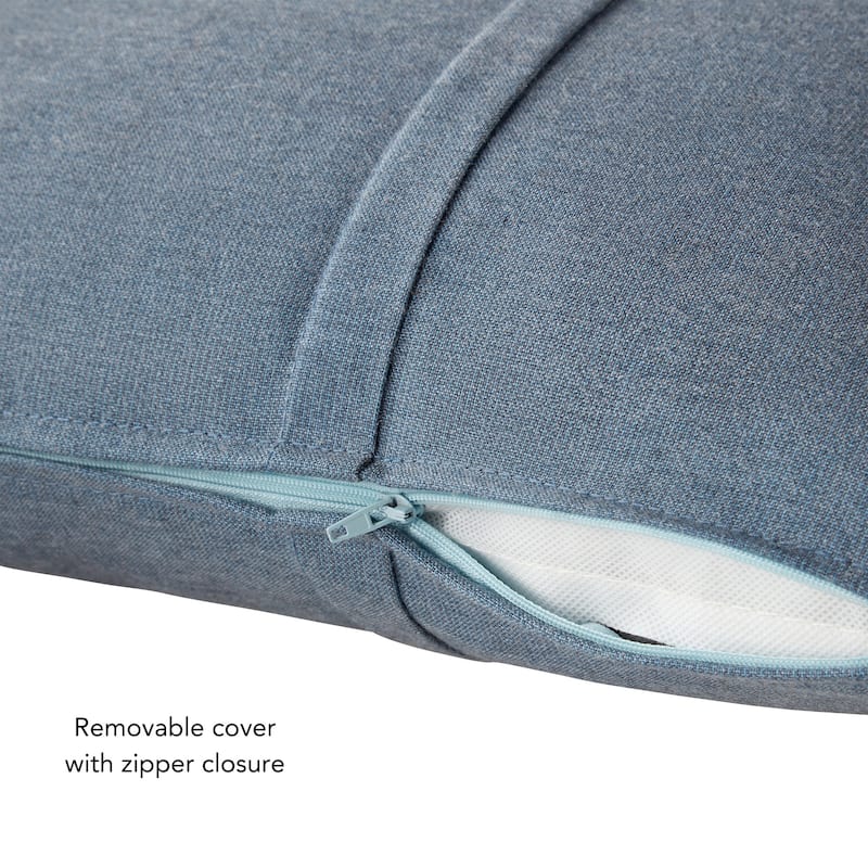 Greendale Home Fashions Sunbrella 21" x 14" Rectangle Outdoor Throw Pillow (Set of 2)