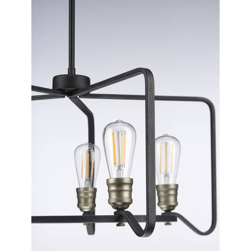 Foster Collection 5-Light Gilded Iron Farmhouse Chandelier Light - N/A
