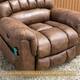 Super Soft Microsuede Power Lift Recliner Sofa with Massage Chair