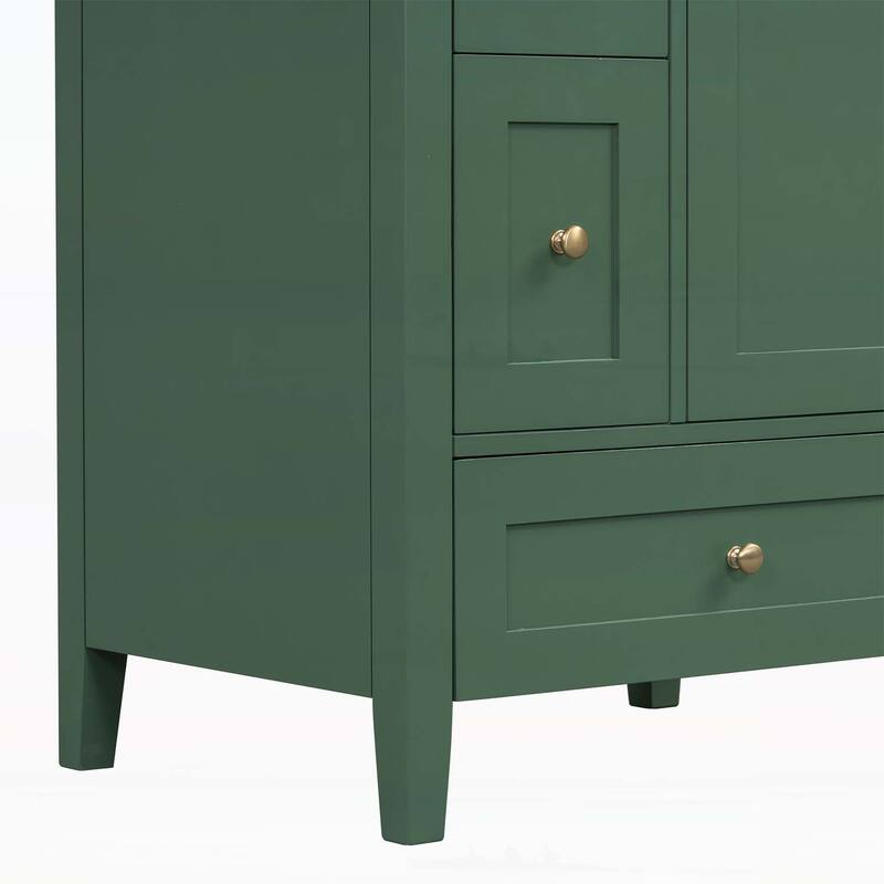 24-Inch Bathroom Vanity with Storage,Adjustable Shelf