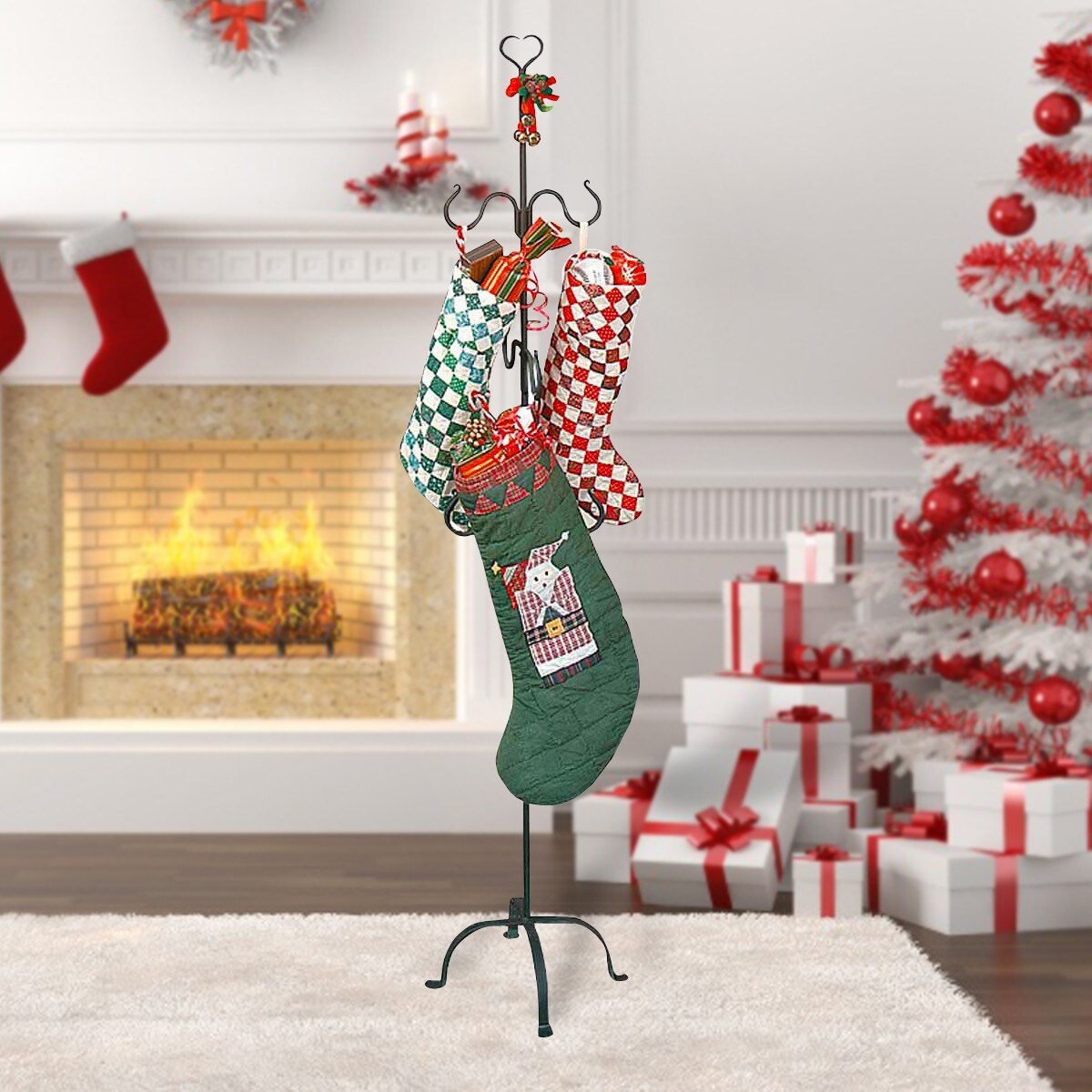 Bed bath and beyond christmas stocking holders Outlet