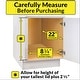 preview thumbnail 4 of 4, LYNK PROFESSIONAL® Slide Out Baking Pan and Pot Lid Organizer shelf for Cabinet - 7.25” W x 21” D – Chrome