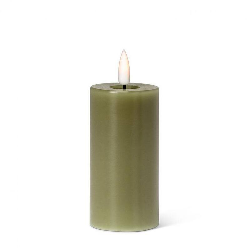 Green Flameless Led Pillar Candle Bed Bath & Beyond 40025879