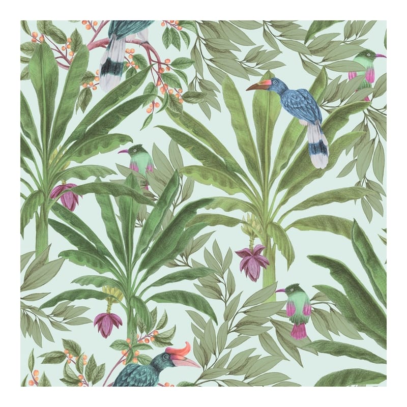 ESTA Home Carola Green Jungle Tropics Wallpaper - 20.9 x 396 x 0.025