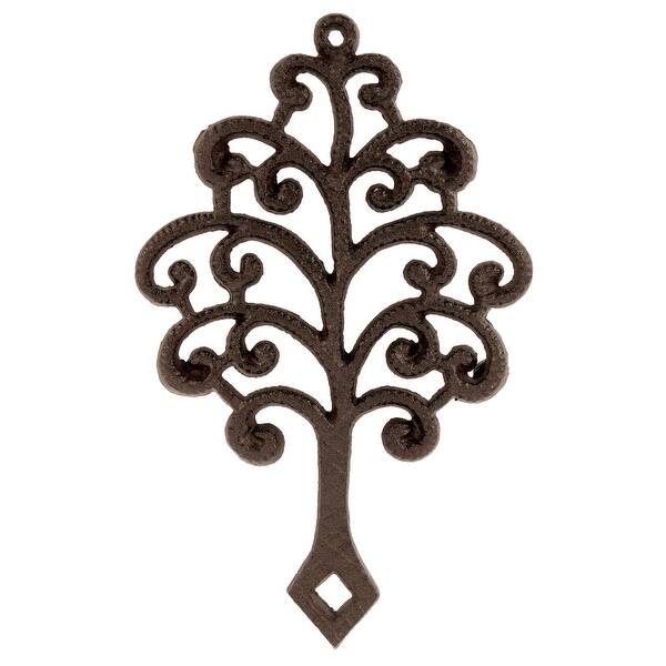 Shop Tree Of Life Shaped Hot Plate Trivet Kitchen Decor Cast Iron 6 Inches Overstock 29359239
