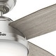 preview thumbnail 10 of 22, Hunter 52" Dempsey Ceiling Fan w/LED Light Kit, Handheld Remote - Contemporary, Transitional