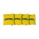 preview thumbnail 1 of 1, Yellow La Salle University Explorers Cornhole Bags All-Weather Resin Filled