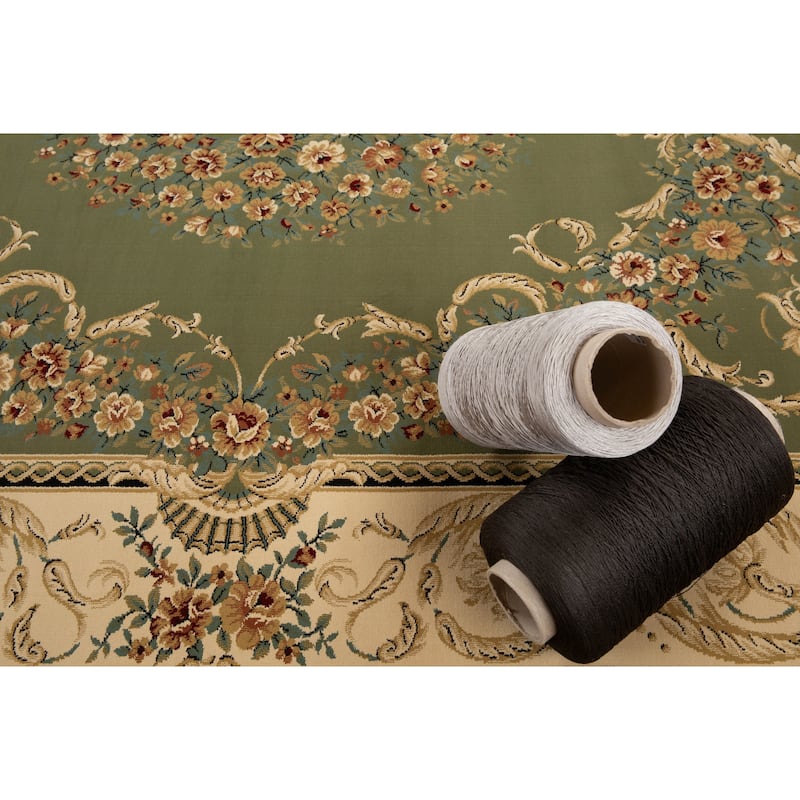 Aubusson Collection Classic Medallion Area Rug