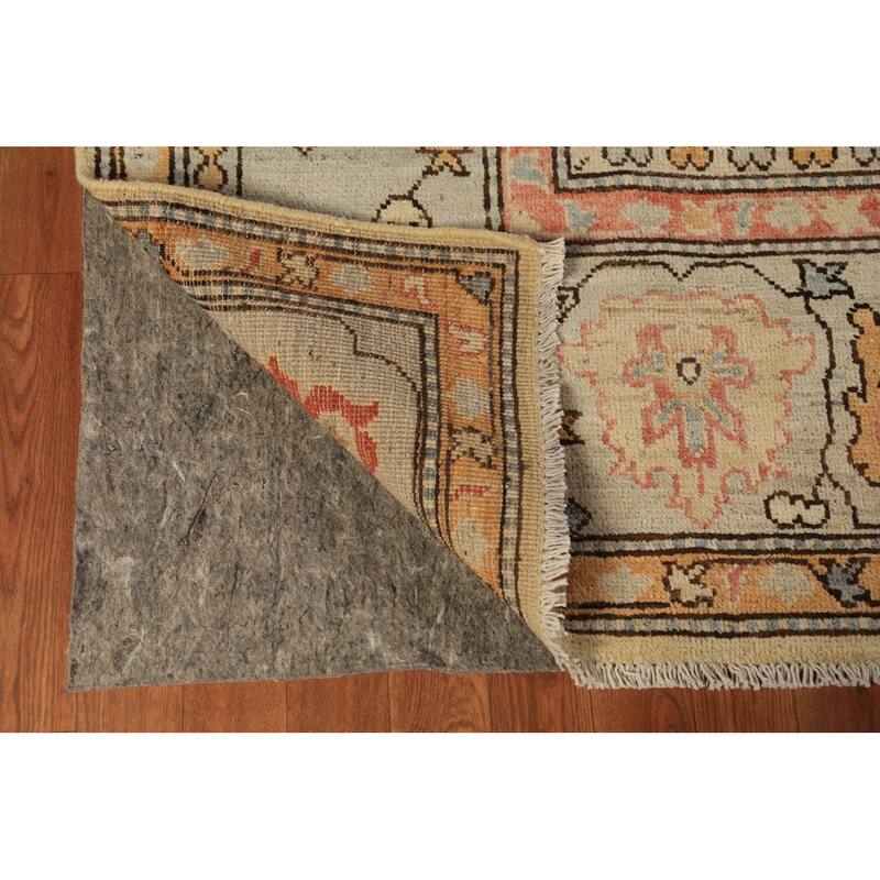 Vegetable Dye Heriz Serapi Rug Oriental Hand-Knotted Wool Carpet - 9'2"x 12'0"