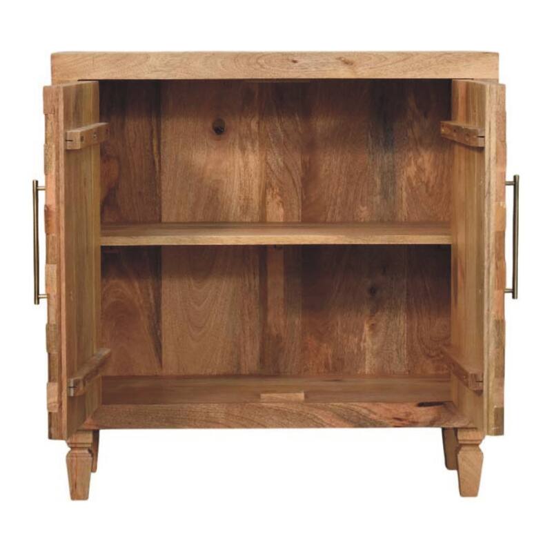 Artisan Furniture Solid Wood Marbella Cabinet,Brown,2-Drawer