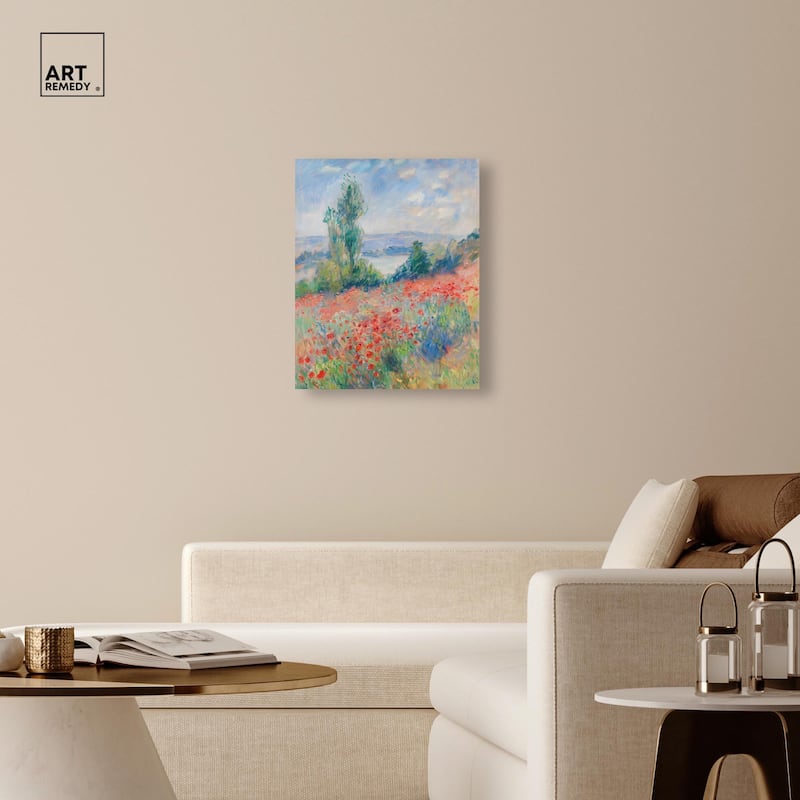 Blanket of Poppies I Canvas by Art Remedy, Gallery Wrapped