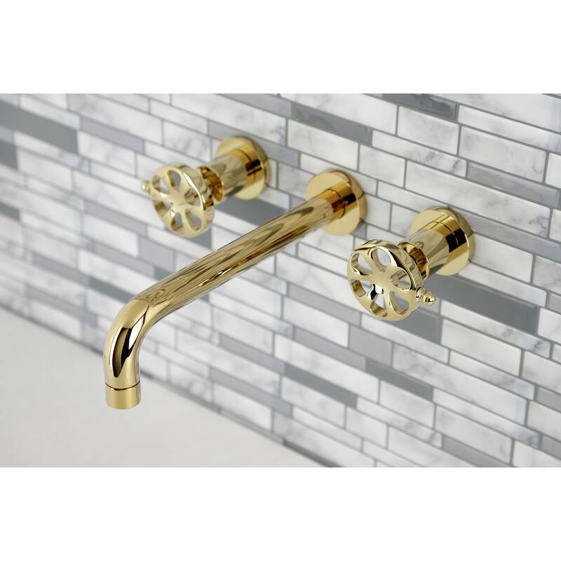 Belknap 3-Hole Wall Mount Roman Tub Faucet