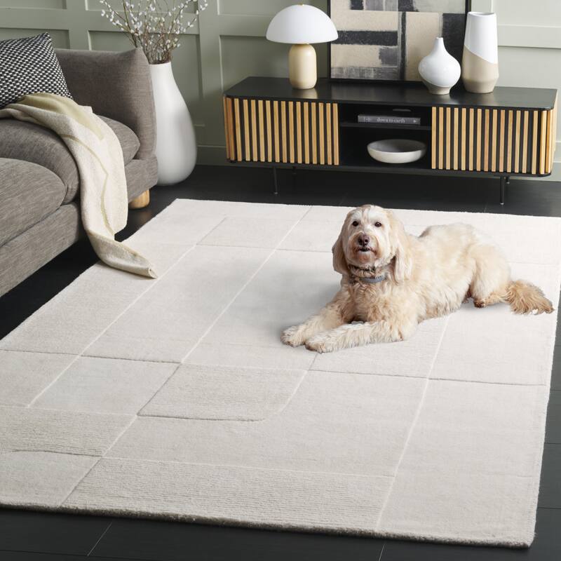 SAFAVIEH Hand-Loomed Mykonos Efkea Modern & Contemporary Wool Rug