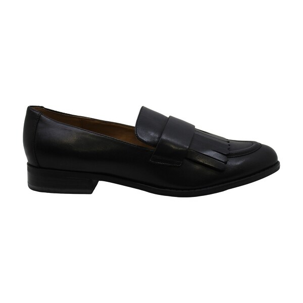 nine west black loafers