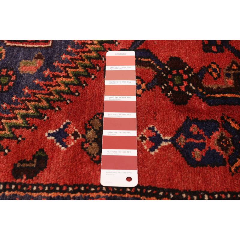 ECARPETGALLERY Hand-knotted Anadol Red Wool Rug - 3'8 x 10'5