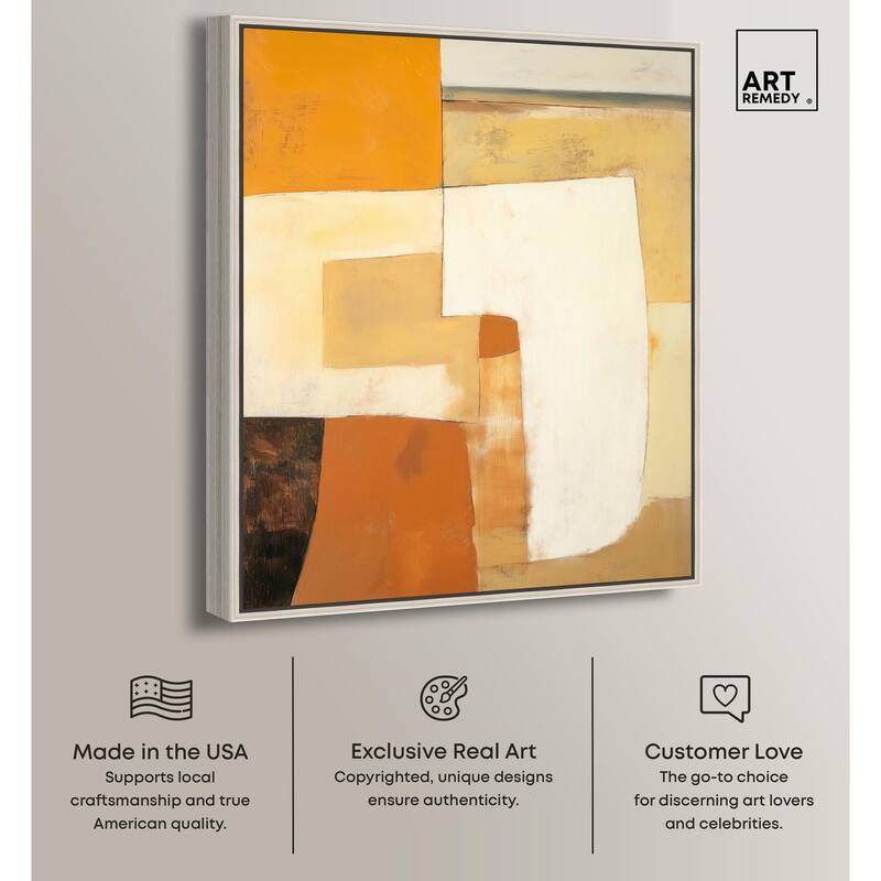 Clay and Canvas II Canvas by Art Remedy