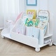 preview thumbnail 6 of 8, Fantasy Fields - Rainbow Wooden Display Bookcase - White - 33.5"W x 11.5"L x 17.75"H