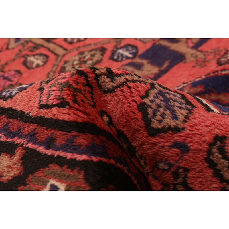 ECARPETGALLERY Hand-knotted Andelz Red Wool Rug - 3'7 x 9'10