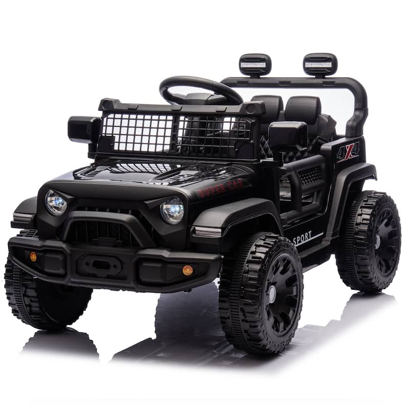 24V Kids Electric Ride-On Car with Remote Control, Ages 3+, 2WD & Bluetooth - Black