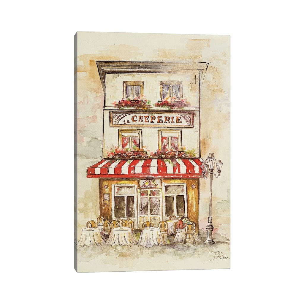 iCanvas "Cafe du Paris II" by Patricia Pinto Canvas Print