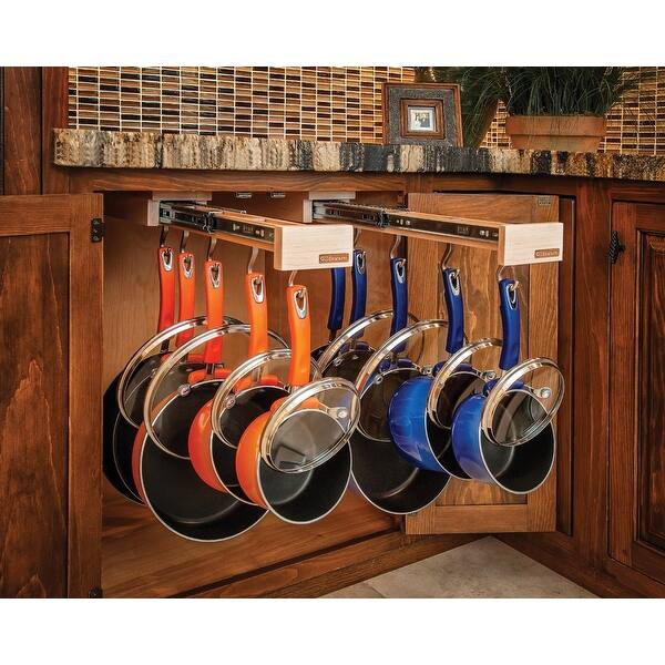 Shop Rev A Shelf Gld W14 S 5 Glideware 5 Hook Base Cabinet Pull