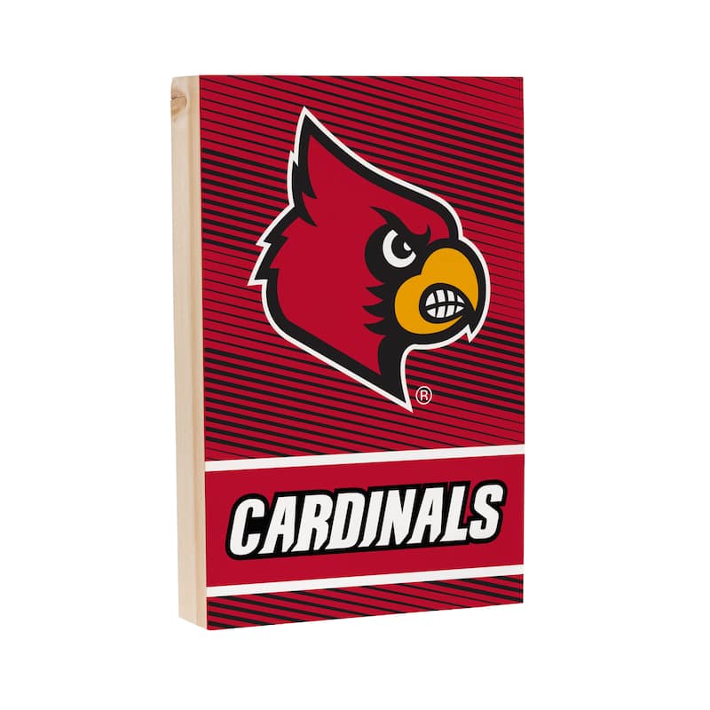 University of Louisville Wooden Tabletop Mantel Shelf Sign