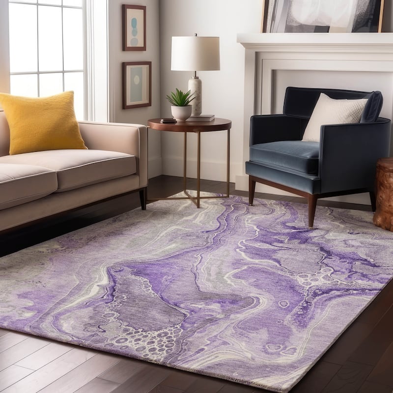 Premium Washable Super Soft Modern Glam Mayfield Rug