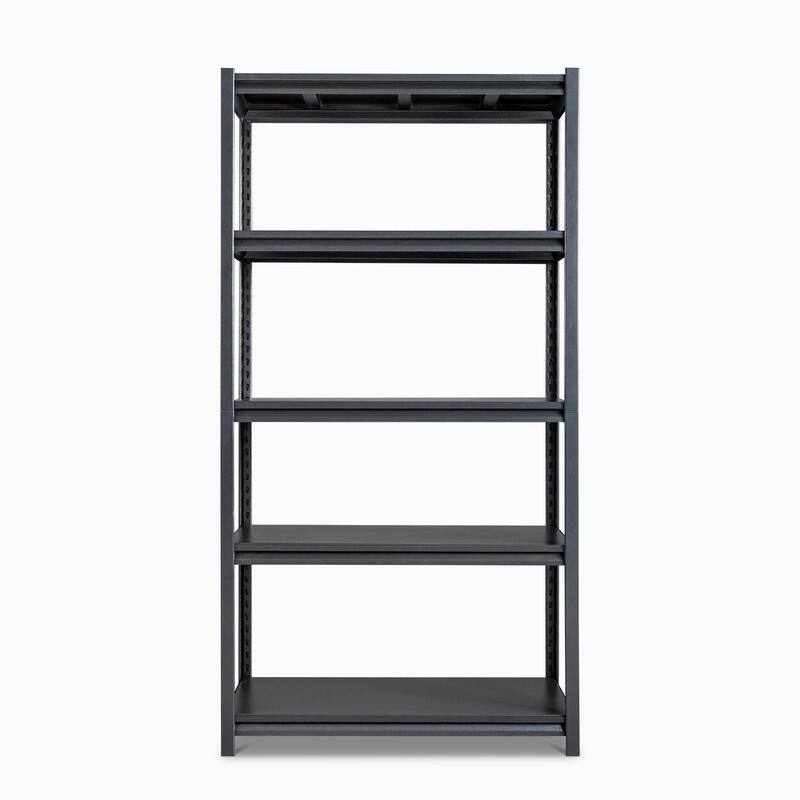 72" H 5-Tier Adjustable Garage Shelves Heavy Duty Storage Unit