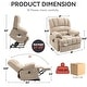 preview thumbnail 12 of 13, Chenille Power Lift Recliner Chair with Vibration Massage and Heating